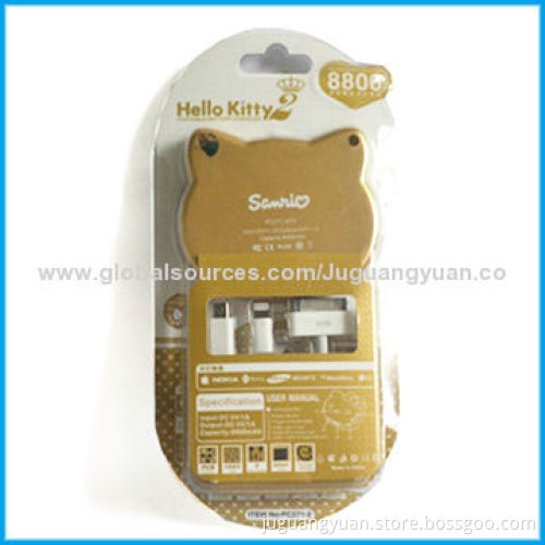 3D Cartoon Design Charge Portable Battery Pack Power Bank